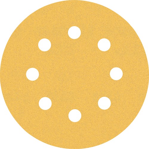 Bosch accessoires papier abrasif expert c470 pour ponceuses excentriques 125 mm, 8 trous, k60 120 240 6 pièces - 2608900812