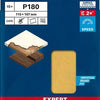 Bosch accessoires papier abrasif expert c470 pour ponceuses orbitales 115 x 107 mm, k180 10 pièces - 2608900894