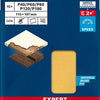 Bosch accessoires papier abrasif expert c470 pour ponceuses orbitales 115 x 140 mm, k2x40 2x60 2x80 2x120 2x180 10 pièces - 2608901113