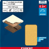 Bosch accessoires expert c470 jeu de papier de verre 115 x 107 mm, k 60 120 180, 10 pièces - 2608901668