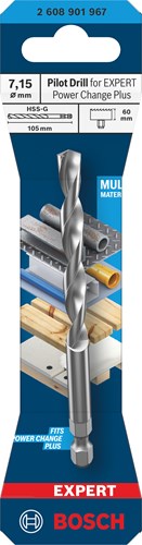 Bosch accessoires expert foret à centrer hss-g | 7,15x105mm - 2608901967