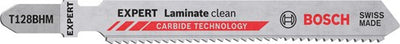 Bosch accessoires expert lame de scie sauteuse t128bhm 2pcs stratifié propre - 2608901707