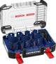 Bosch accessoires expert changement de puissance multi-matériaux plus ensemble de scies cloches | 20 ; 22 ; 25 ; 32 ; 35 ; 40 ; 44 ; 51 ; 60 ; 68 ; 76x60mm | 14 pièces - 2608901909