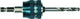 Accessoires Bosch changement de puissance expert plus arbre avec foret de centrage avec foret | tige hexagonale 8,7 mm | hss-g | 7,15 x 45 x 85 mm - 2608902034