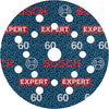 Bosch accessoires disque abrasif expert o780 avec support film, 125 mm, g60, 6x - 2608902399