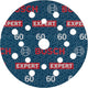 Bosch accessoires disque abrasif expert o780 avec support film, 125 mm, g60, 6x - 2608902399
