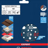 Bosch accessoires disque abrasif expert o780 avec support film, 150 mm, g60, 6x - 2608902430