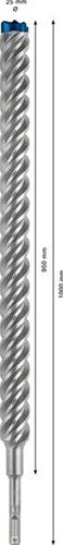 Bosch accessoires expert sds plus-7x marteau perforateur 25 x 950 x 1000 mm - 1 pièce(s) - 2608900153