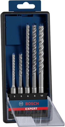 Bosch accessoires expert sds plus-7x marteau perforateur 5 6 6 8 10 mm 5 pièces - 2608900197