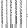 Bosch accessoires expert sds plus-7x marteau perforateur 6 6 8 8 10 mm 5 pièces - 2608900198