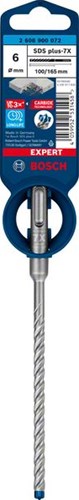 Bosch accessoires expert sds plus-7x marteau perforateur 6 x 100 x 165 mm - 1 pièce(s) - 2608900072