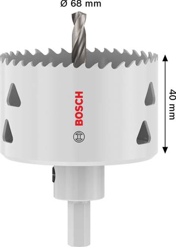 Bosch accessoires expert scie cloche à tôle avec arbre | 68x40mm - 2608594525