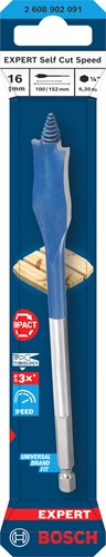 Bosch accessoires expert vitesse perceuse vitesse de coupe automatique | arbre hexagonal | 16 x 152 mm - 2608902091