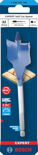 Bosch accessoires expert vitesse perceuse vitesse de coupe automatique | arbre hexagonal | 32 x 152 mm - 2608902102
