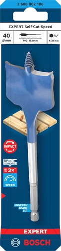 Bosch accessoires expert vitesse perceuse vitesse de coupe automatique | arbre hexagonal | 40 x 152 mm - 2608902106