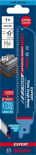 Bosch 2608900365 lame de scie alternative experte s955chc métal dur épais - afbeelding 2