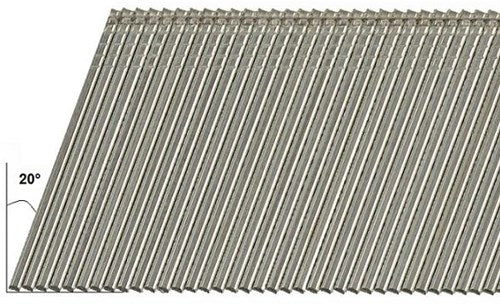 Accessoires Bosch clous de finition 50mm | 20° 1,6 16g | version inox | Pour gsk 18-2608200535