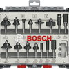Bosch accessories milling set mixed | 1 4 | 15 pièces - 2607017473