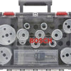 Bosch accessoires jeu de scies cloches pour le bois et le métal | 14 pièces - dont 60 68 76 mm - 2608594193