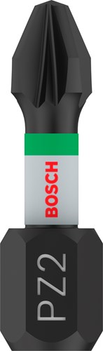 Bosch accessoires embout de contrôle d'impact | pz2 | 25 mm | 2 pièces - 2608522401
