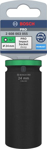 Bosch accessoires douille à chocs sw 24 mm | m16 | 77mm-2608003055