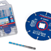 Accessoires Bosch disque à tronçonner multimatériaux multi-roues x-lock 125 mm + jeu de forets universels multiconstruction - 061599765r