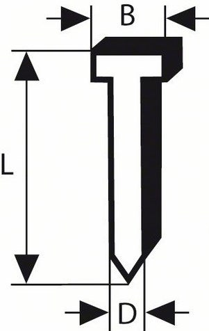 Bosch accessoires clou à tête fraisée sk50 50mm | 1,2 mm - 2608200518
