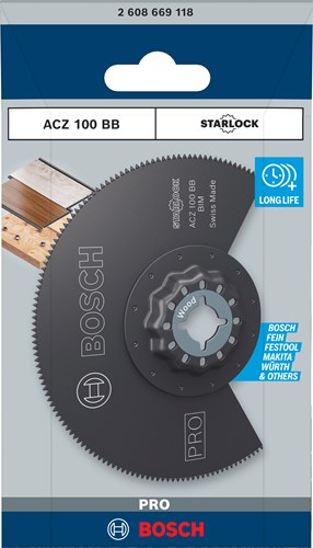 Bosch accessoires pro acz 100 bb lame de scie multi-outils | 100mm-2608669118