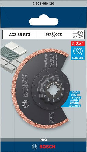 Bosch accessoires pro acz 85 rt3 lame de scie multi-outils | 85x2 |5mm - 2608669120