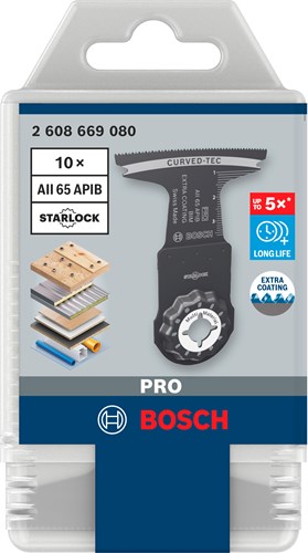 Accessoires Bosch pro aii 65 apib lame de scie plongeante | 65x40mm | 10 pièces - 2608669080