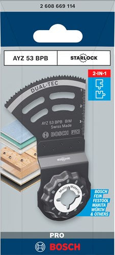 Bosch accessoires pro ayz 53 bpb lame de scie multi-outils | 53x40mm - 2608669114