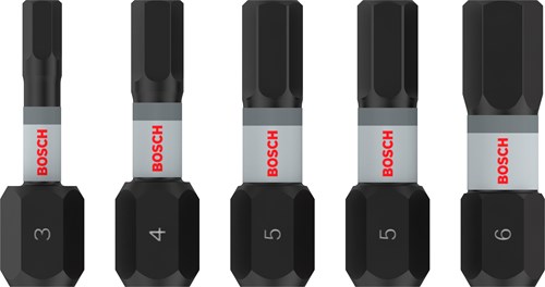 Imp bosch accessoires pro h act bits | h3 | h4 | h5 (x2) | h6 | 25mm | 5 pièces - 2608521u59