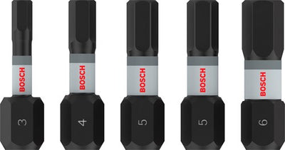 Imp bosch accessoires pro h act bits | h3 | h4 | h5 (x2) | h6 | 25mm | 5 pièces - 2608521u59