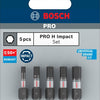 Imp bosch accessoires pro h act bits | h3 | h4 | h5 (x2) | h6 | 25mm | 5 pièces - 2608521u59
