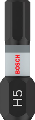 Bosch accessoires pro embout de tournevis à percussion hexagonale | h5 | 25mm | 2 pièces - 2608522556