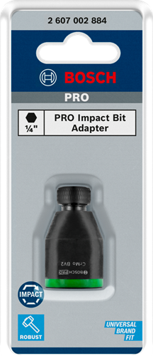 Adaptateur pour embout à impact pro Bosch accessoires | 1 2 - 2607002884