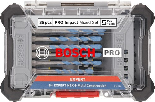 Imp bosch accessoires pro act ensemble mixte | 35 pièces - 2608522518
