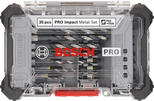 Imp bosch accessoires pro act ensemble métallique | 35 pièces - 2608521u81