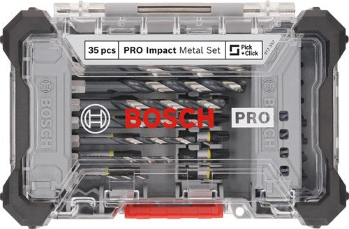 Imp bosch accessoires pro act ensemble métallique | 35 pièces - 2608521u80