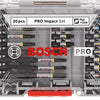 Imp bosch accessoires pro act jeu d'embouts de tournevis | 20 pièces - 2608521u74