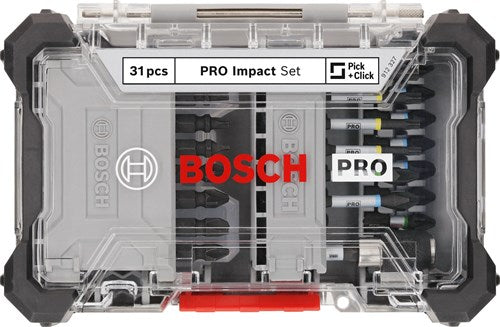 Imp bosch accessoires pro act jeu d'embouts de tournevis | 31 pièces - 2608521u71