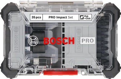 Imp bosch accessoires pro act jeu d'embouts de tournevis | 35 pièces - 2608521u77