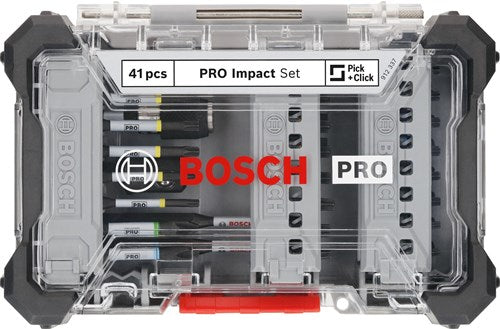 Imp bosch accessoires pro act jeu d'embouts de tournevis | 41 pièces - 2608521u78