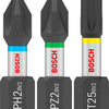 Imp bosch accessoires pro act jeu d'embouts de tournevis | ph2 (x5) | pz2 (x5) | t20 (x5) | t25 (x5) | t30 (x5) | 25mm | 25 pièces - 2608521u63