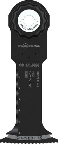 Bosch maii 52 apb - lame de scie multifonction - starlock max - construction bimétallique