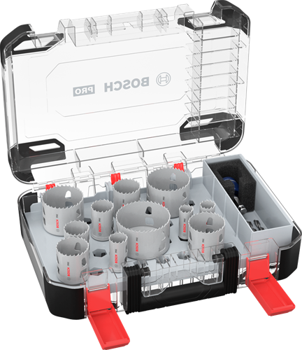 Bosch accessoires pro multi-matériaux pc plus jeu de scies-cloches | 14 pièces - 061599767a