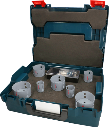 Bosch accessoires pro multi-matériaux pc plus jeu de scies-cloches | 13 pièces - 2608594433
