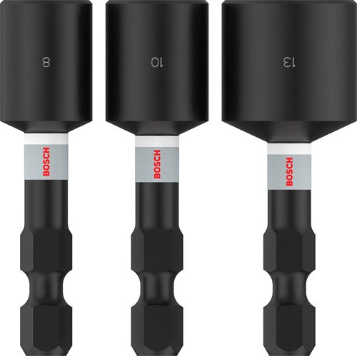 Imp Bosch Accessoires Pro Nutsetter Act Cap | 8x50 | 10x50 | 13x50mm | 3 pièces - 2608521u64