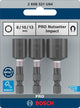 Imp Bosch Accessoires Pro Nutsetter Act Cap | 8x50 | 10x50 | 13x50mm | 3 pièces - 2608521u64