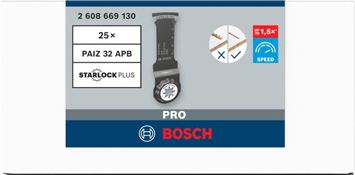Accessoires Bosch lame de scie plongeante pro paiz 32 apb | 32x60mm | 1 pièce - 2608669130